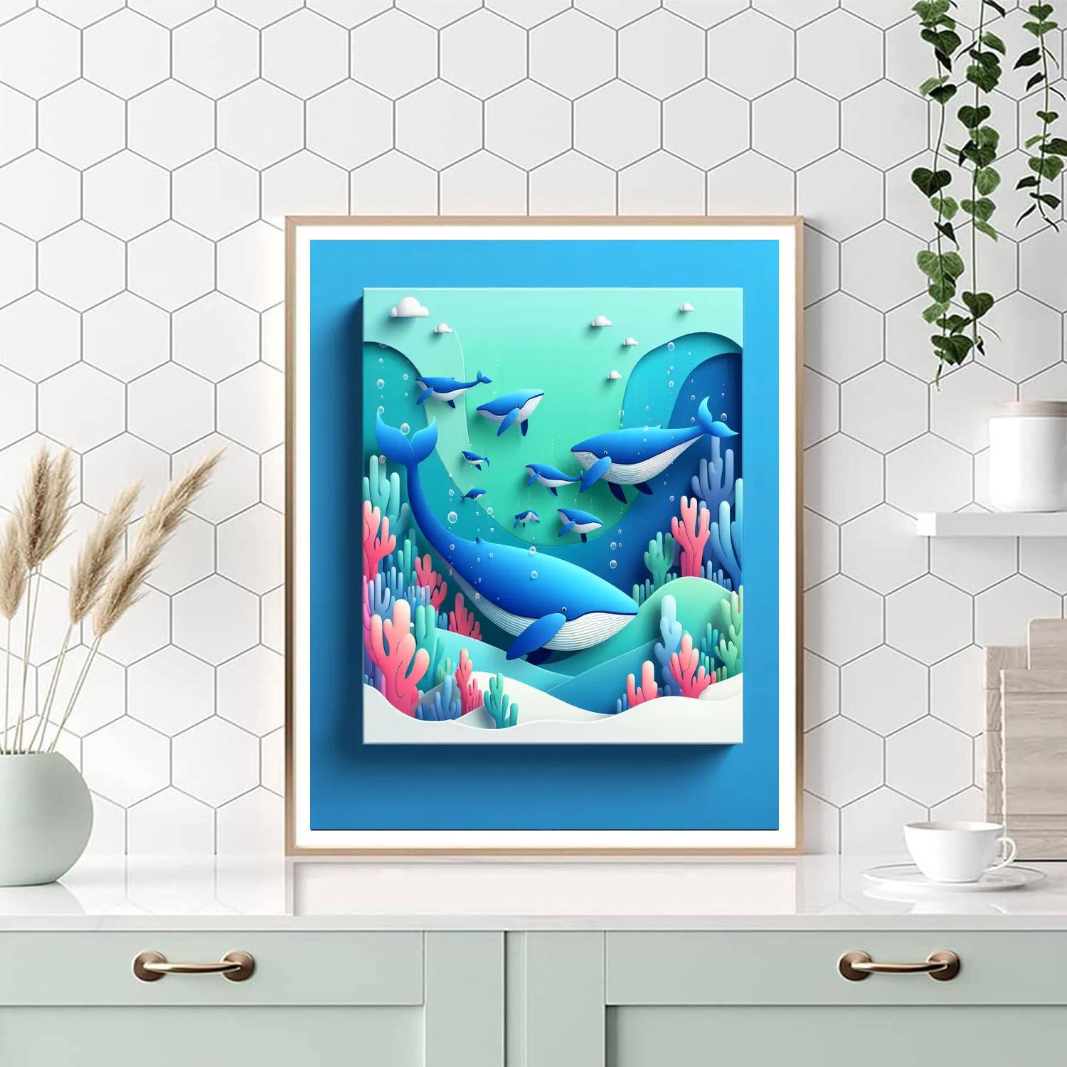 Whale's Way Painting Number Kit