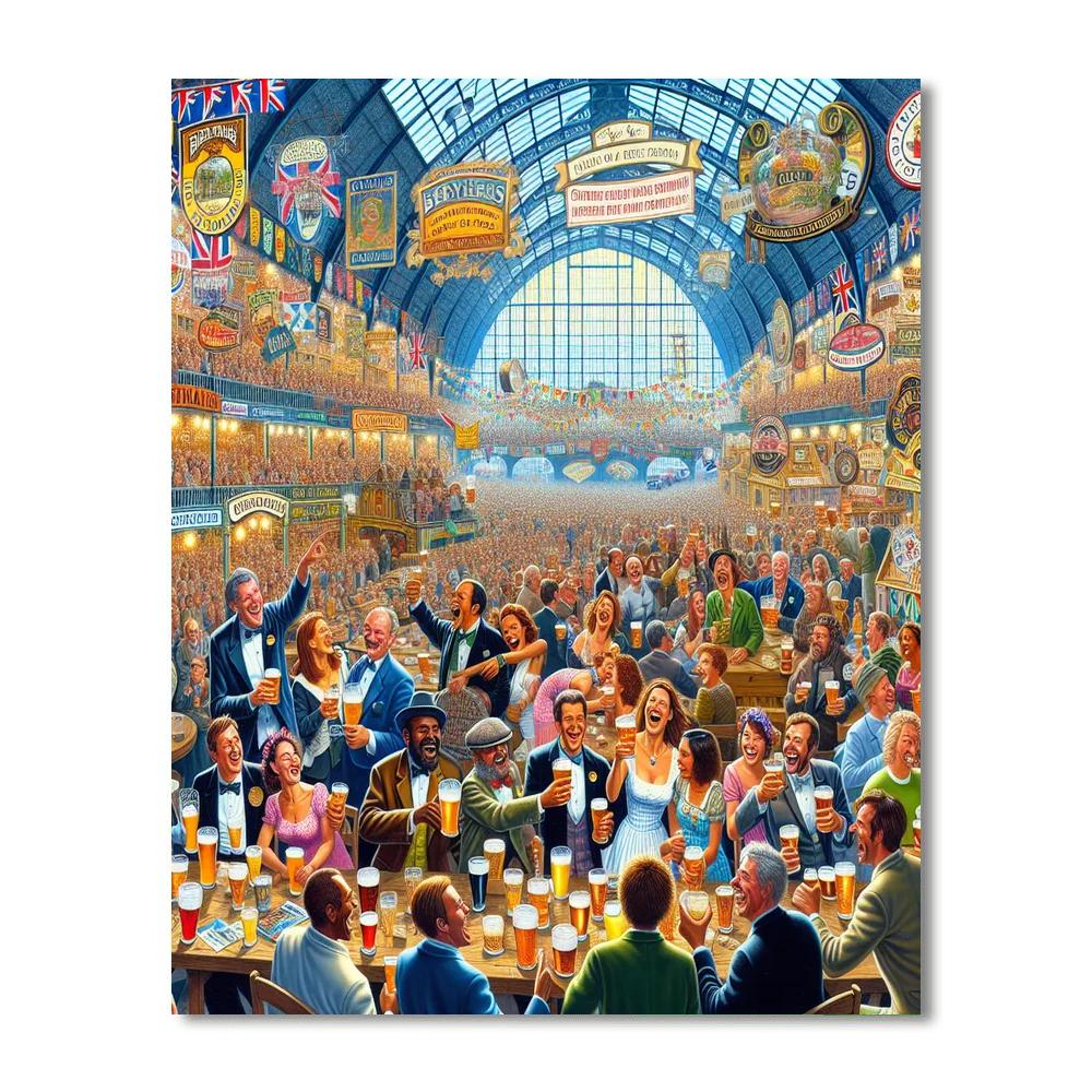 The Great British Beer Festival - London Paint By Numbers