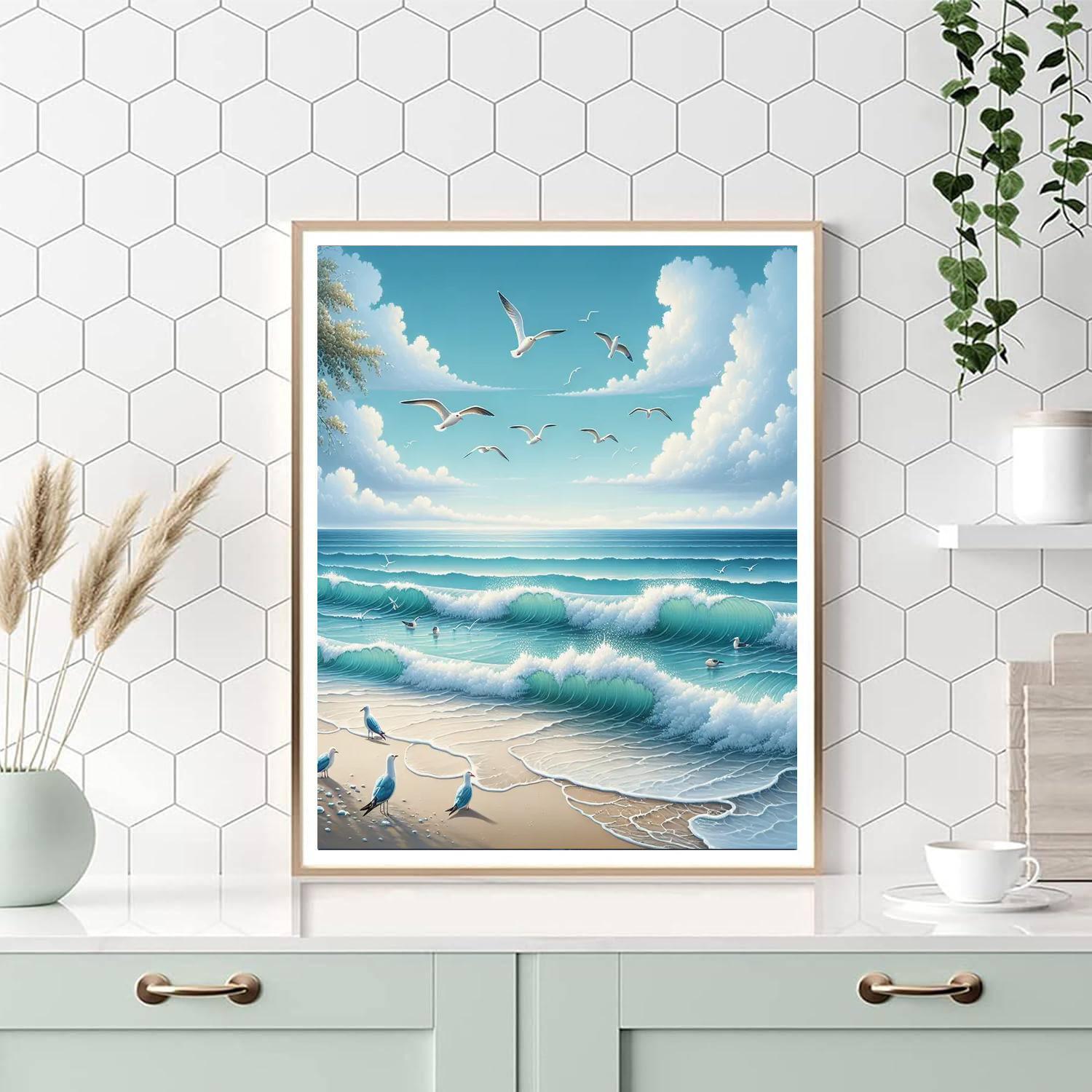 Nostalgic Coastal Retreat Paint By Color
