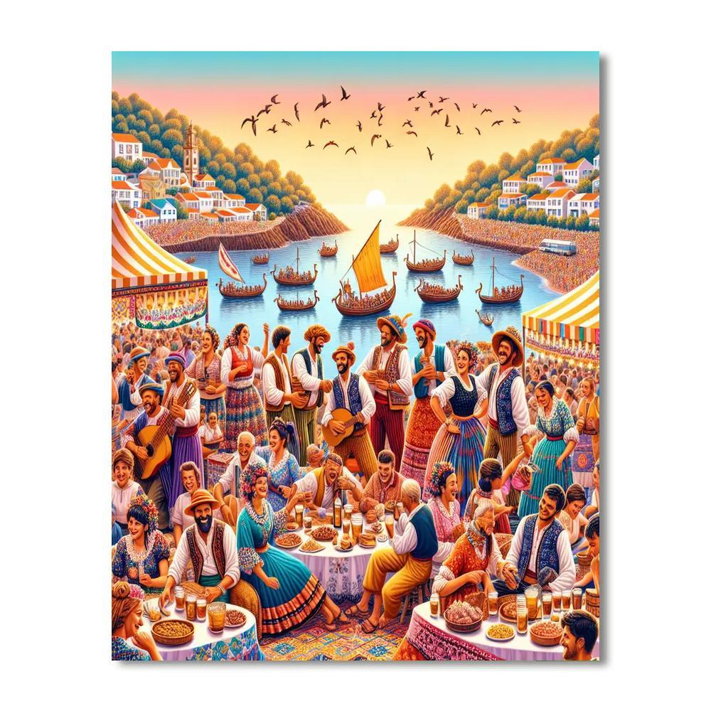 Oga Vez Festival - Portugal Painting Number Kit