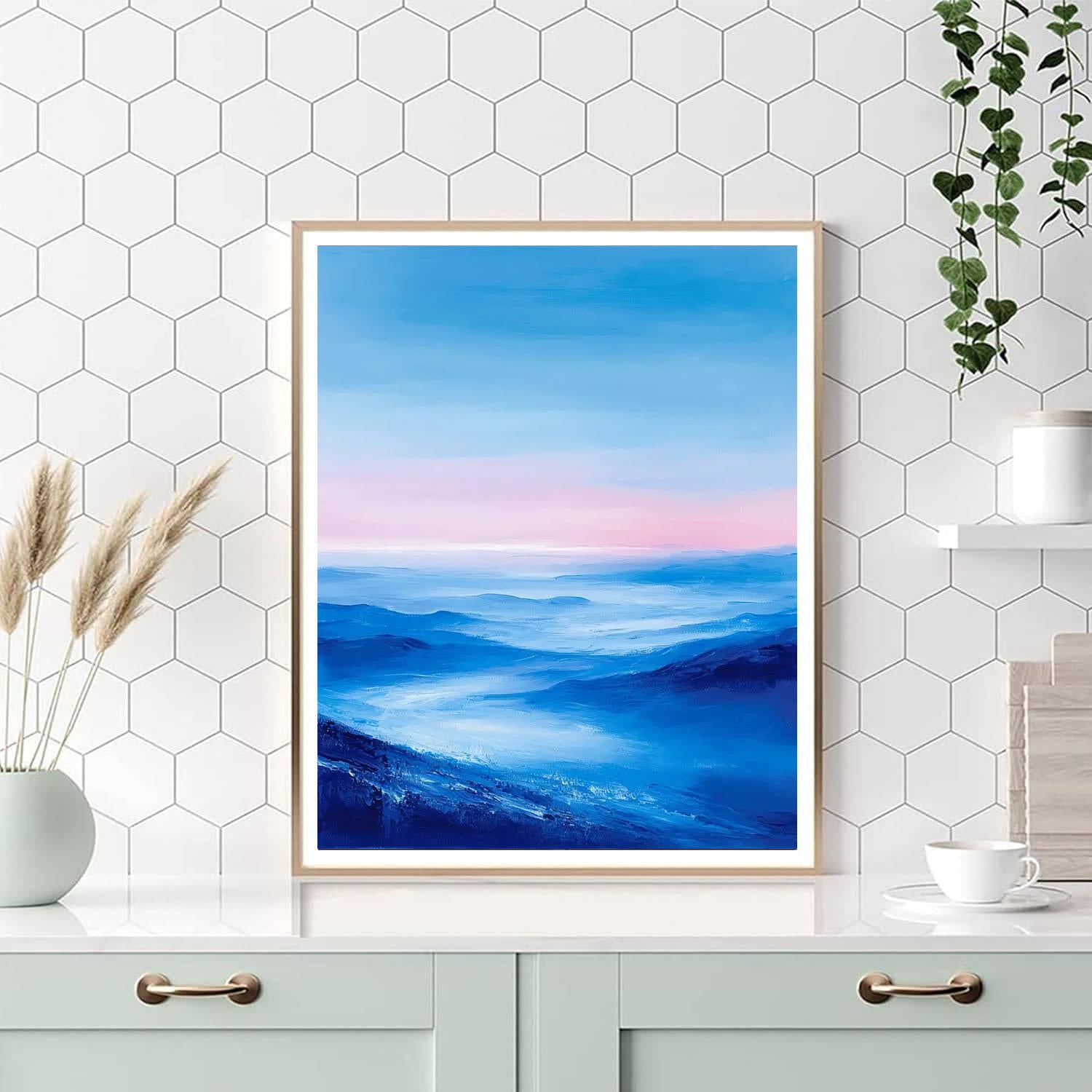 Michelangelo Inspired Charmed Horizon  Painting Number Kit