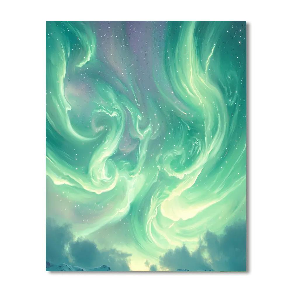 Edgar Degas Inspired Whispers Of The Aurora  Paint By Numbers Kits