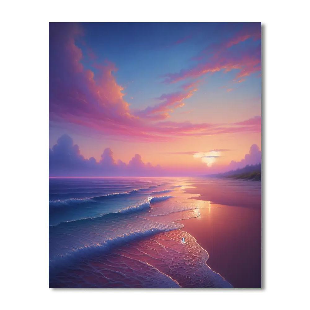 Twilight Beach Escape Paint By Numbers