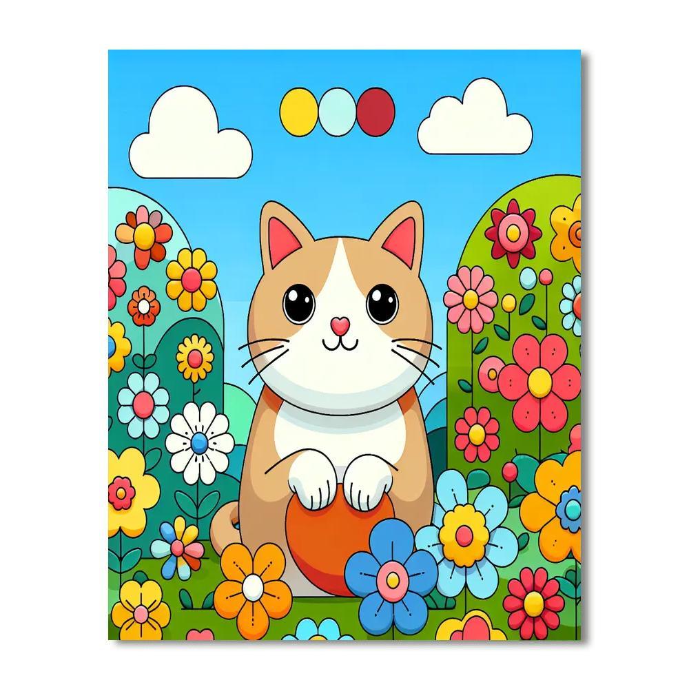 Whimsical Whiskers Paint By Color