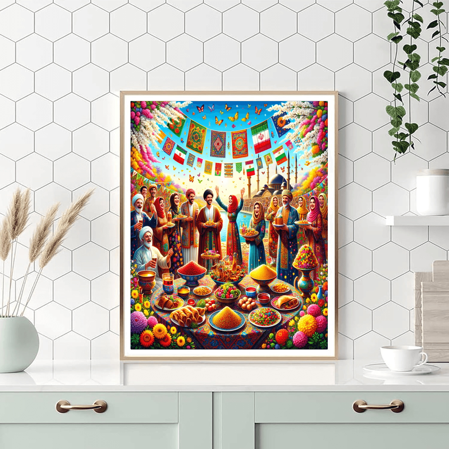 Nawruz Festival - Central Asia Numbered Painting Kits