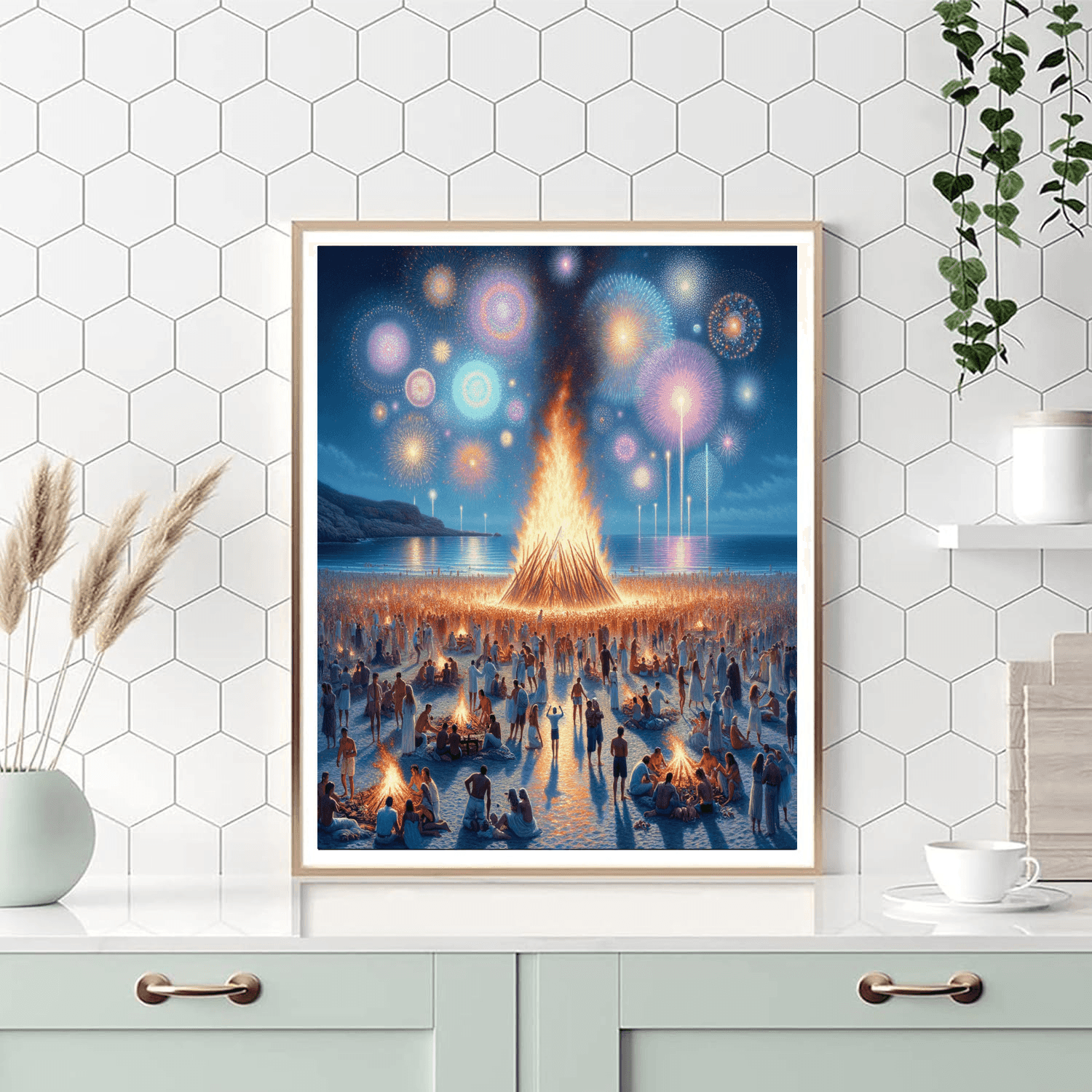 Festival Of Sant Joan - Spain Paint By Color