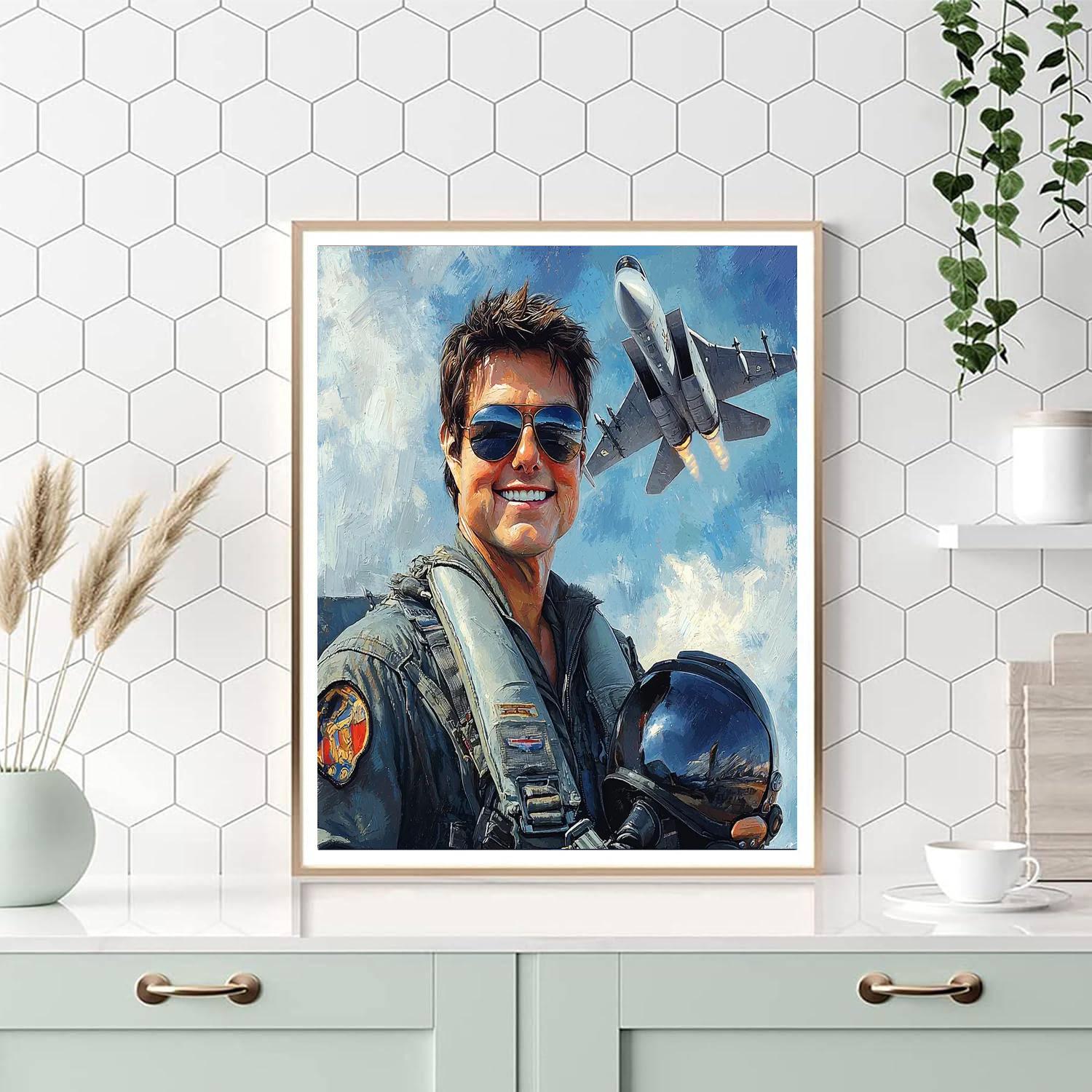 Tom Cruise: Soaring With Maverick Ambitions Numbered Painting Kits
