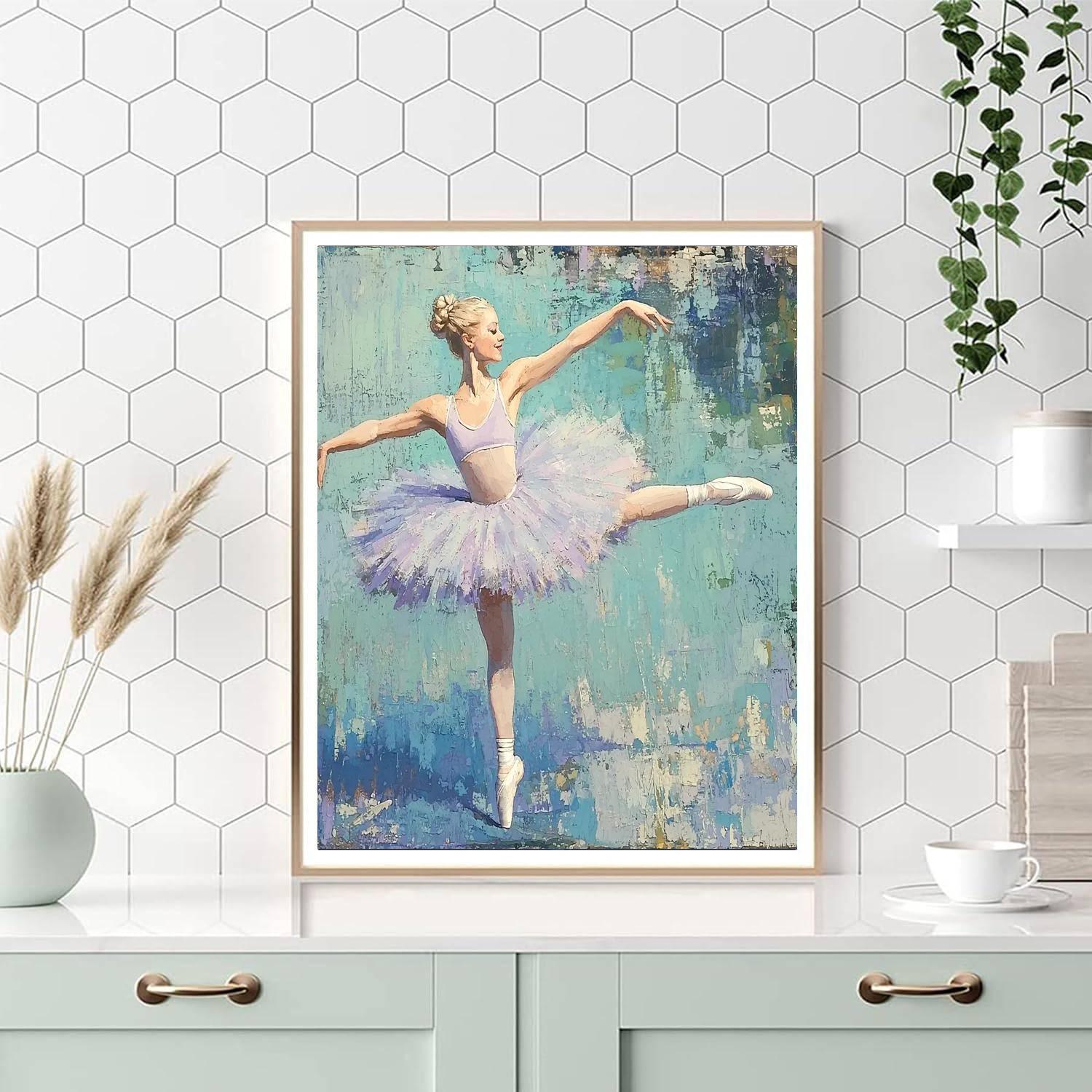 Edgar Degas Inspired Ethereal Dance  Paint By Numbers Art