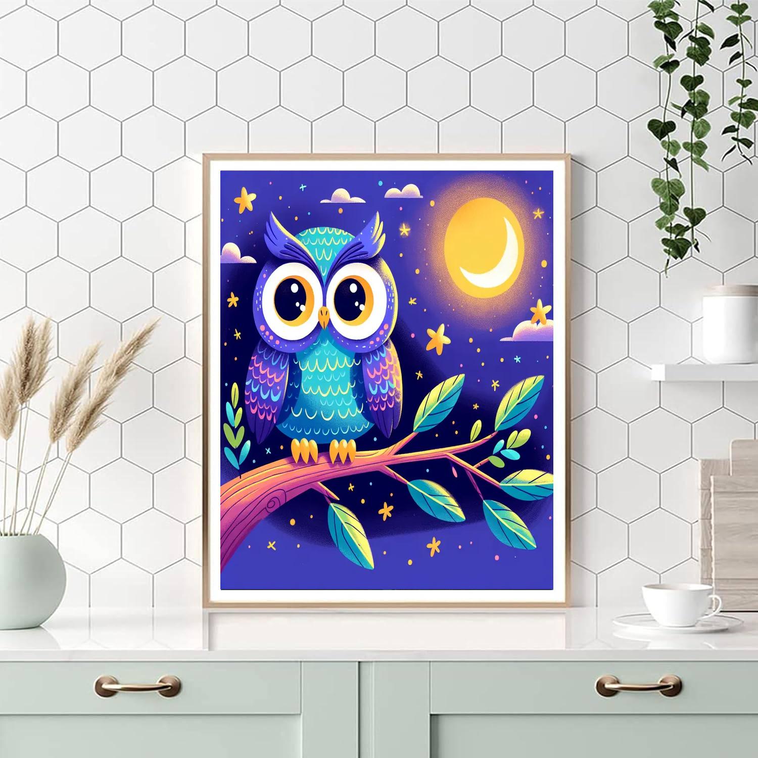 Adventurous Owl Painting By Numbers Kit