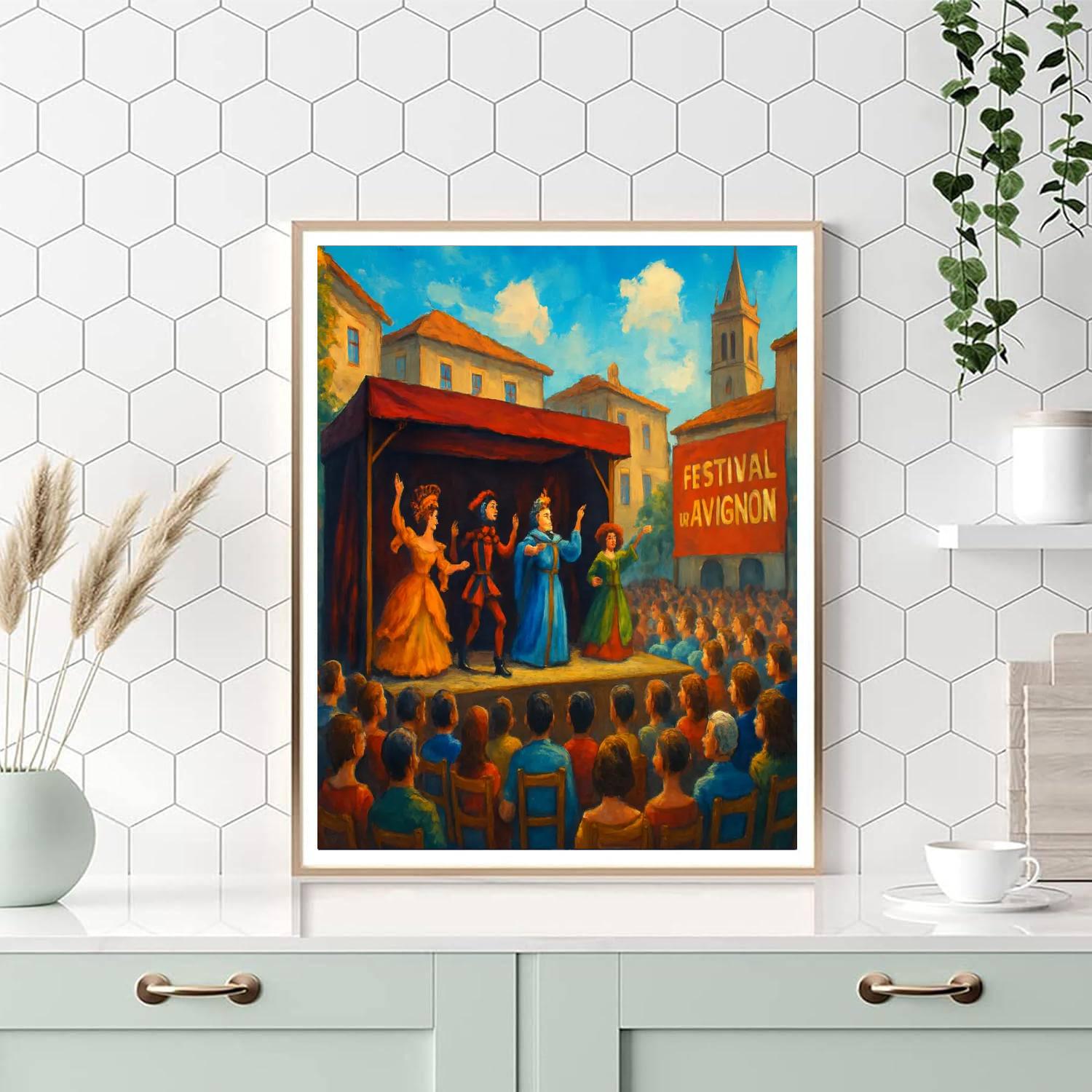 International Festival Of Theatre Painting By Numbers Kit