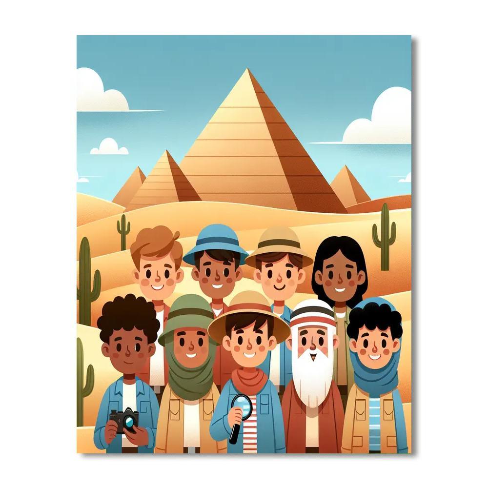 Explorers' Desert Discovery Paint By Numbers Kits