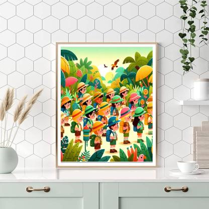 Exploring Explorers Painting Number Kit