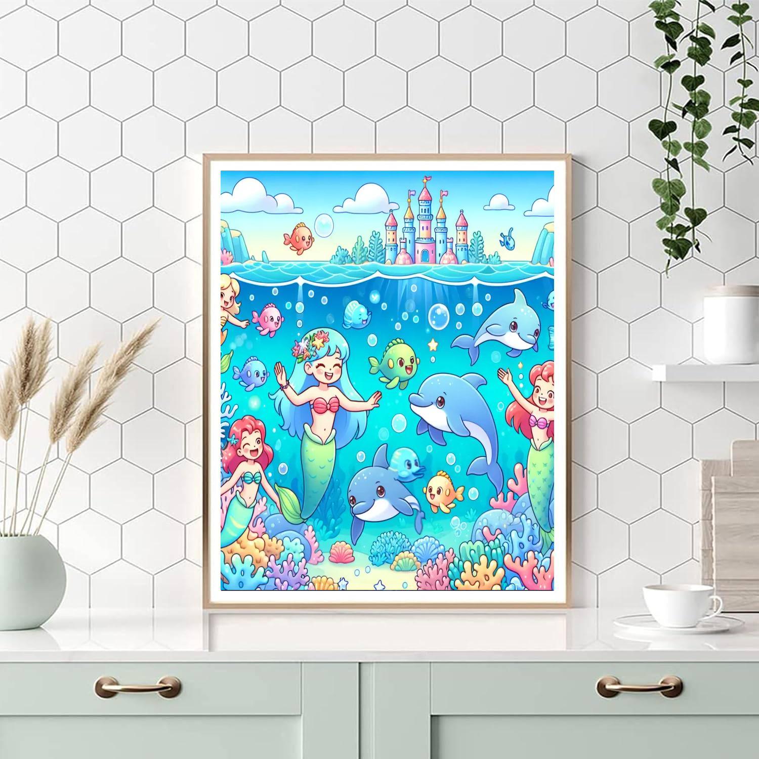 Enchanted Ocean Painting Number Kit
