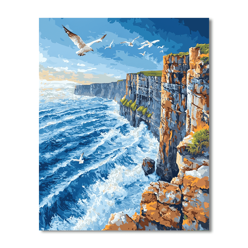 Cliffs Of Moher - County Clare Numbered Painting Kits