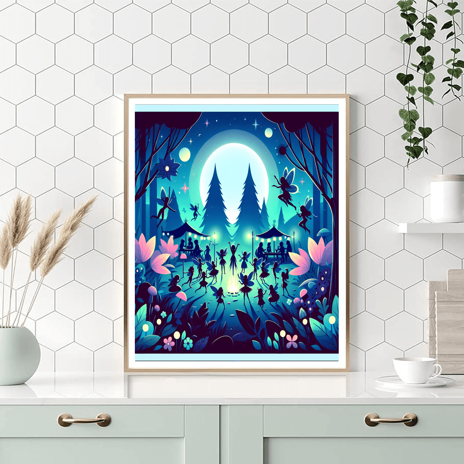 Secret Garden Party Number Painting