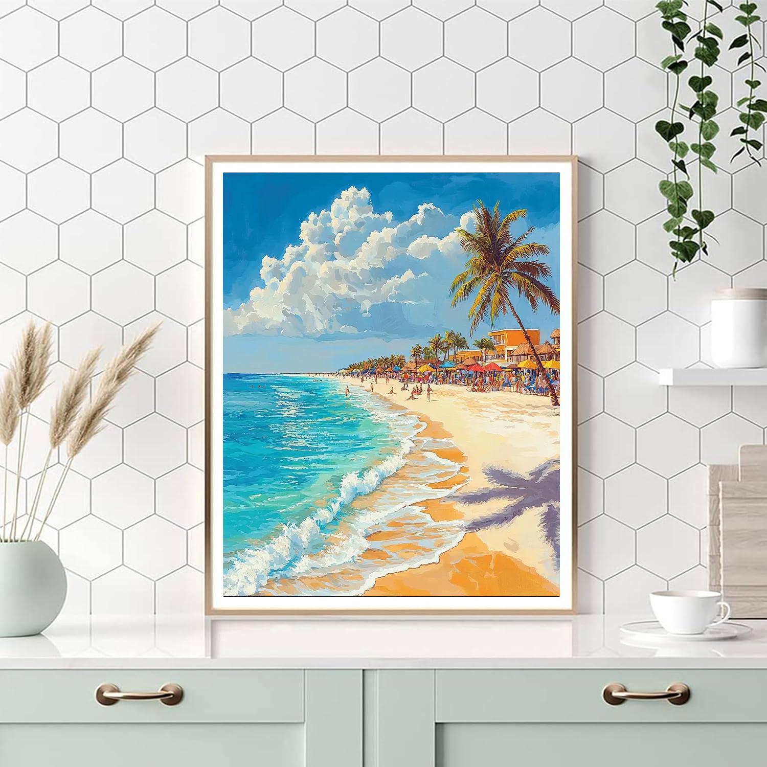 Playa Del Carmen Paint By Number