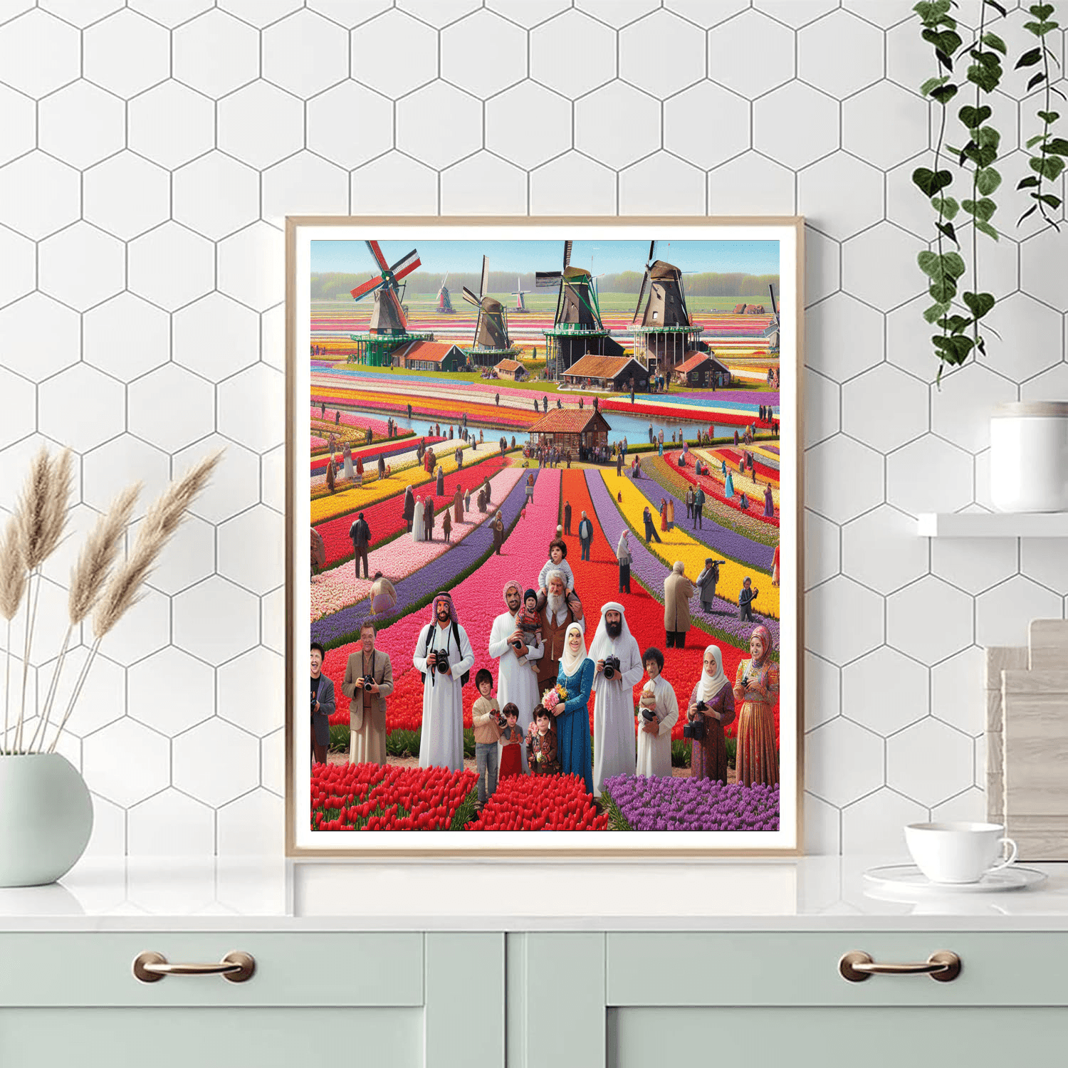 The Tulip Festival - Netherlands Paint By Color