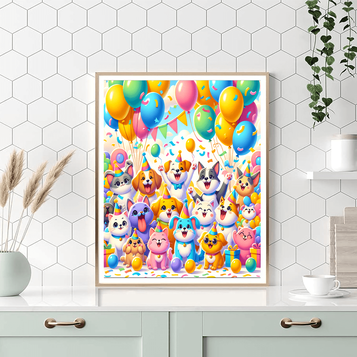 Delightful Pet Parade Paint By Number