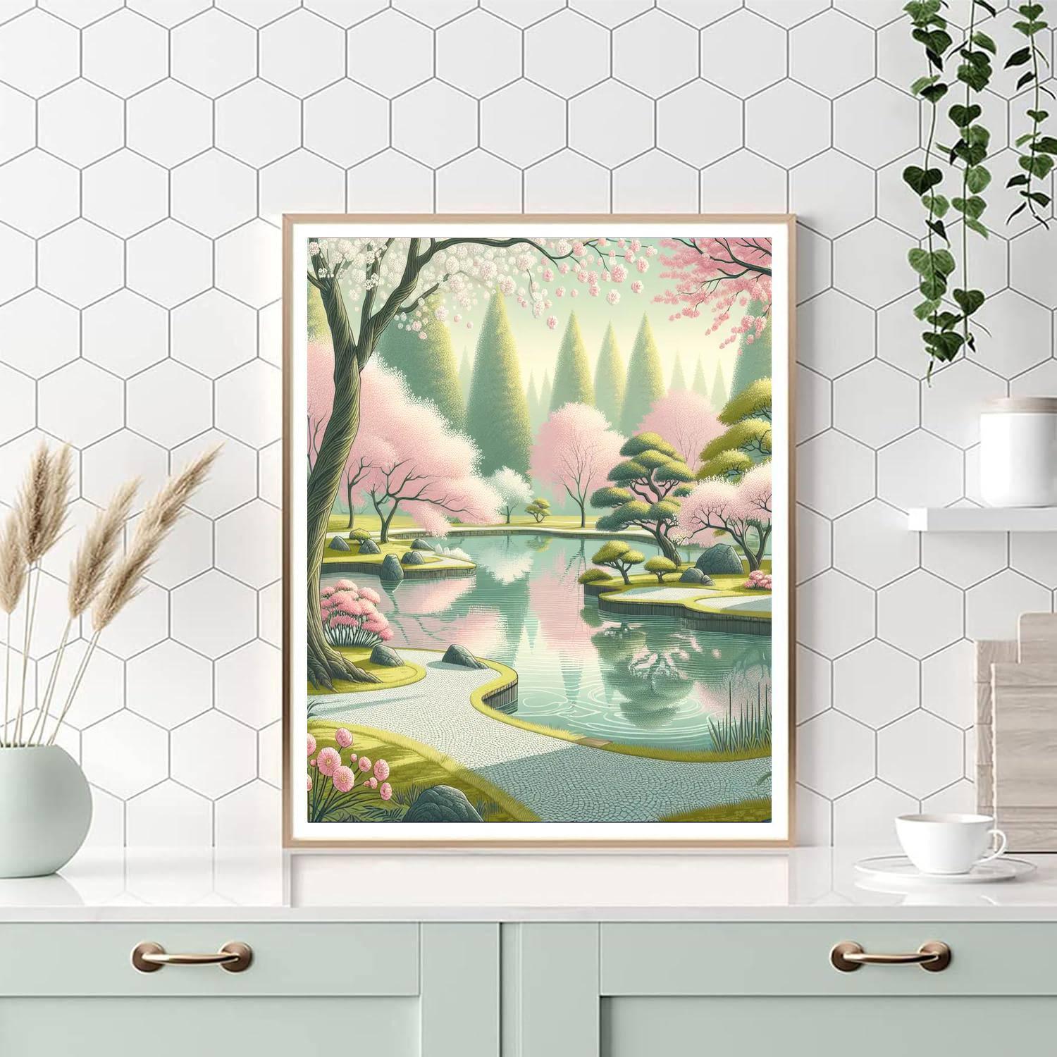 Tranquil Zen Landscape Paint By Numbers