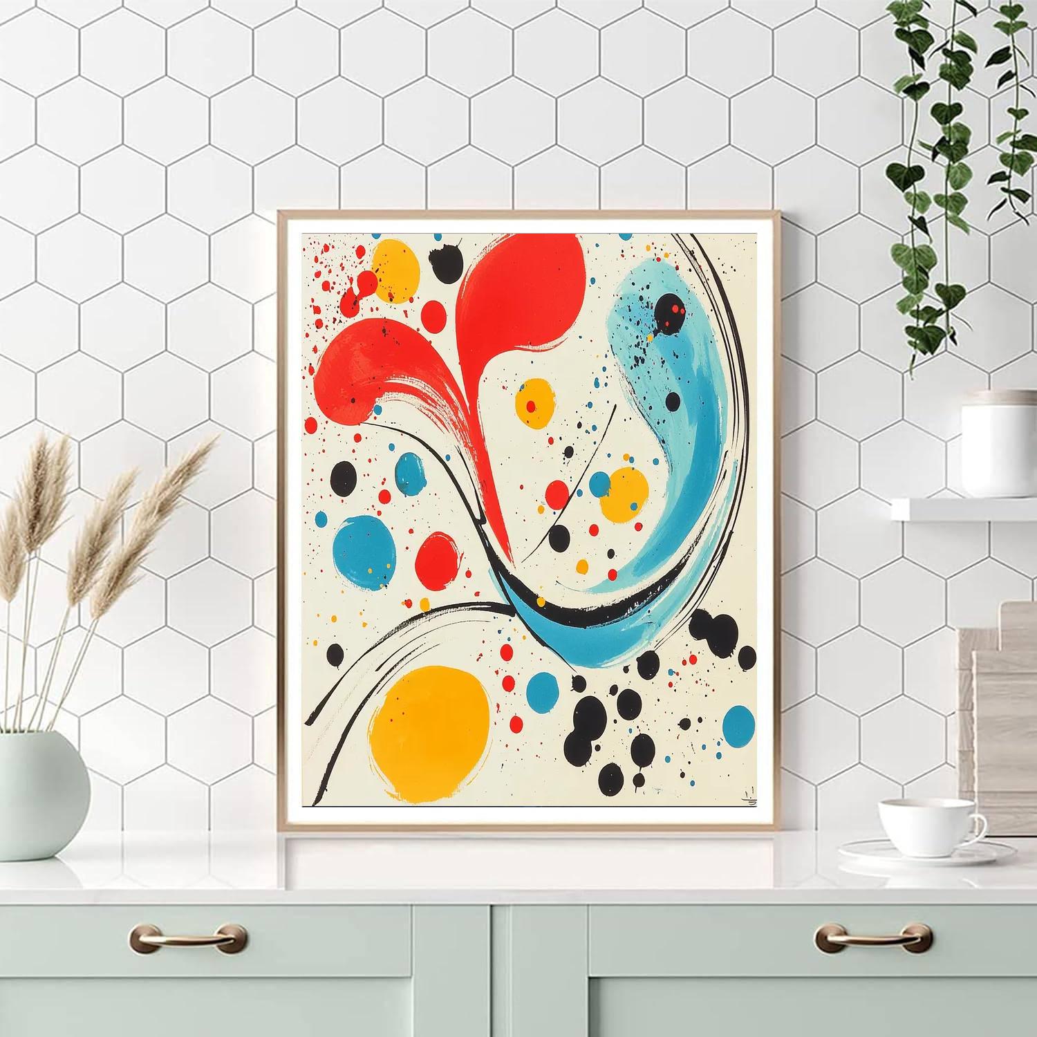 Joan Miró Inspired A Symphony Of Whimsy  Paint By Numbers Art