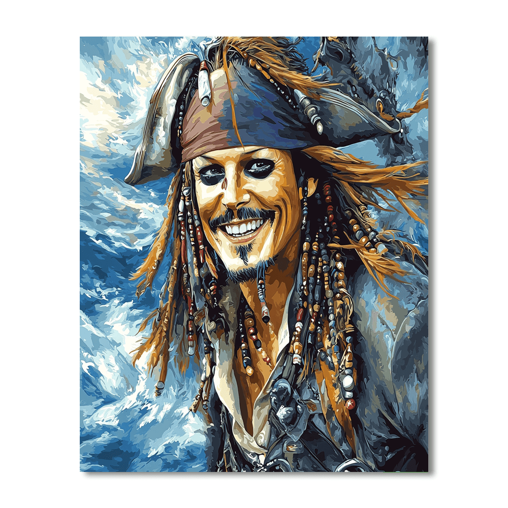 Johnny Depp: Enigmatic Visions From Sparrow To Scissorhands Paint By Number