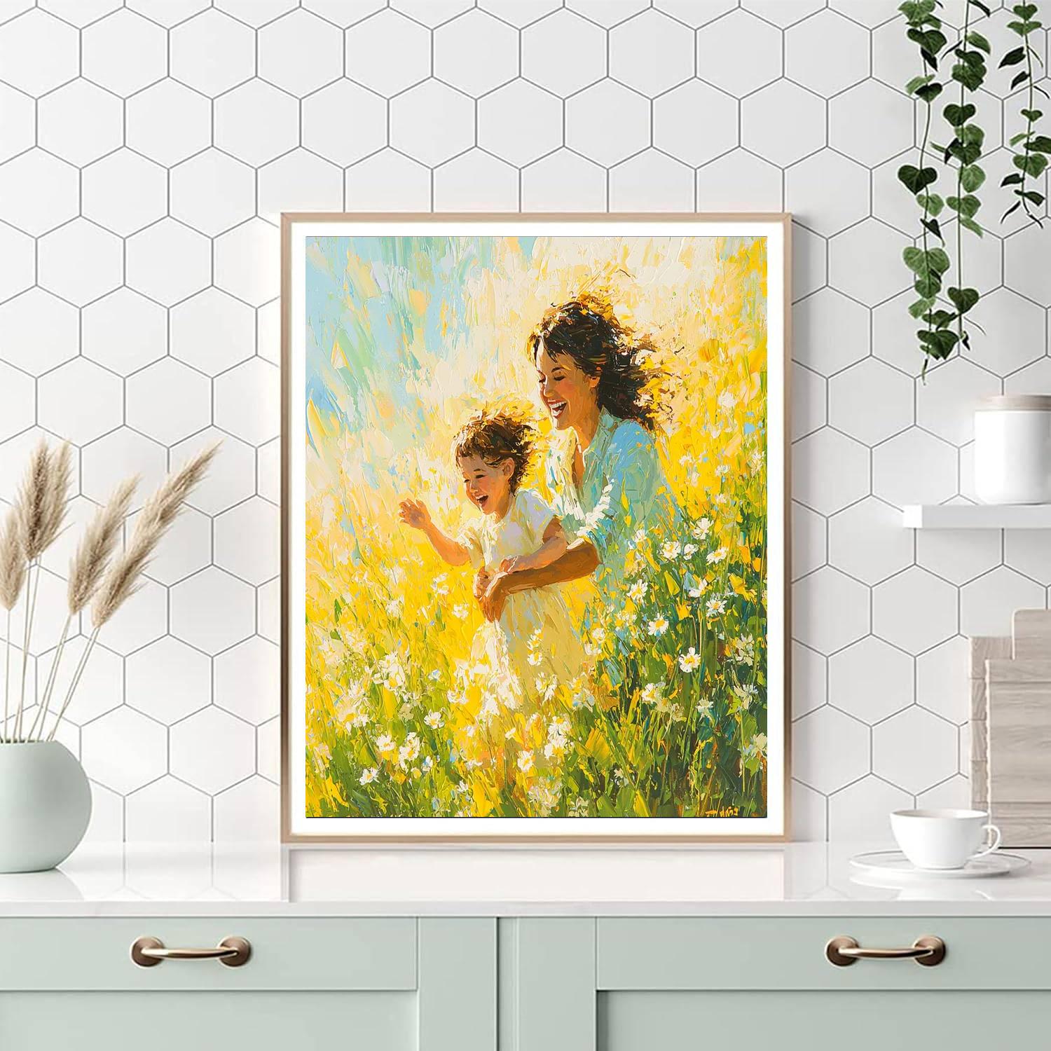 Radiance Of A Mother's Heart Paint By Number