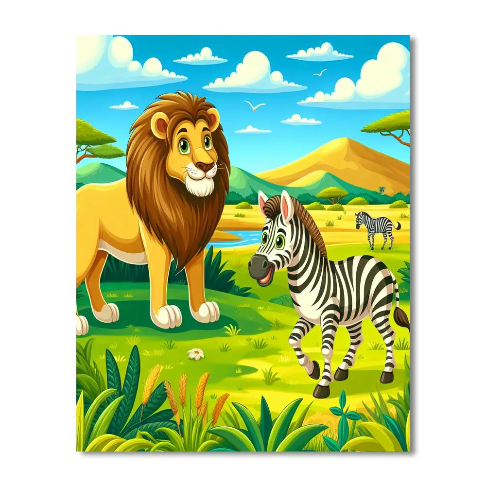 Wildlife Explorer Expedition Numbered Painting Kits