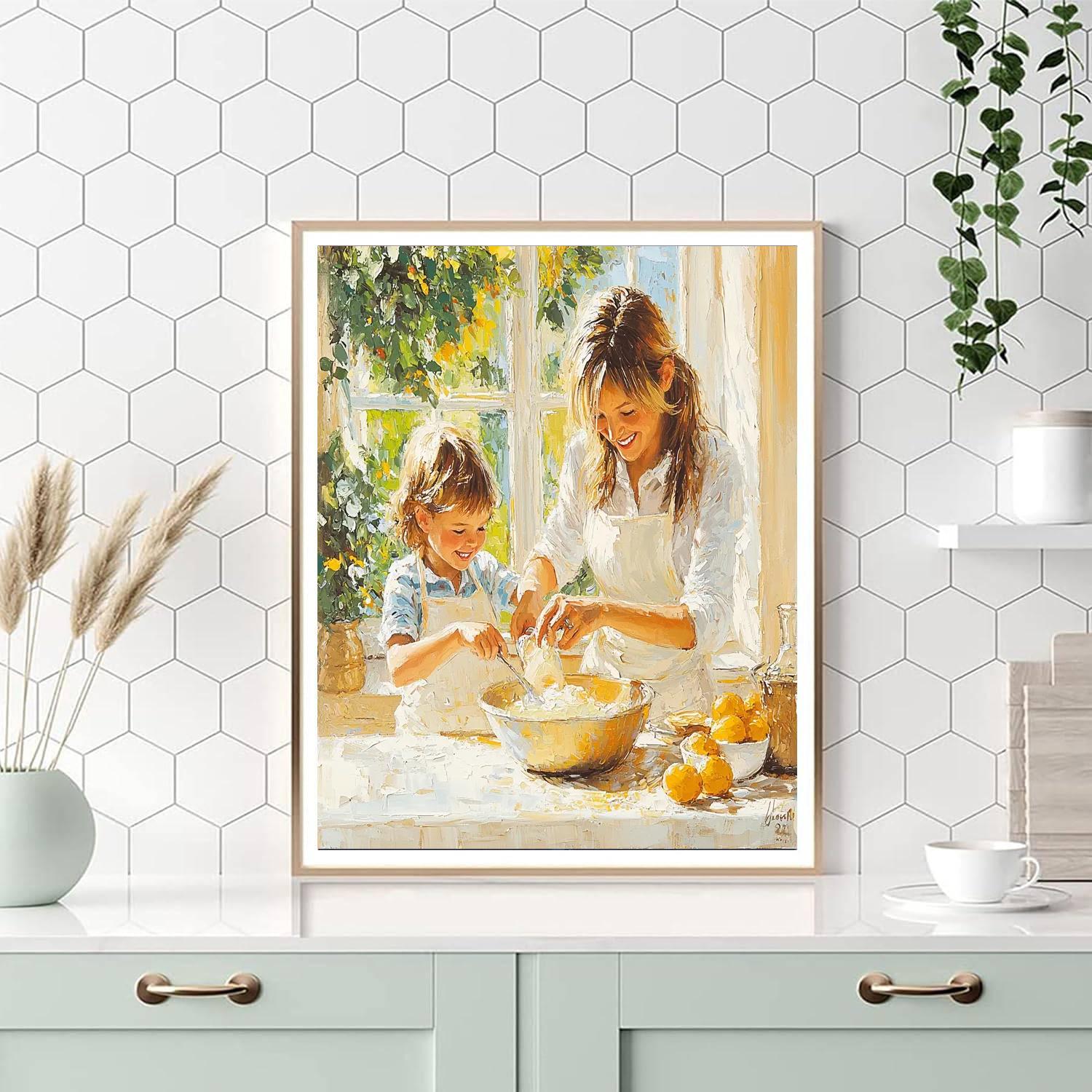 Hearts In The Kitchen Numbered Painting Kits