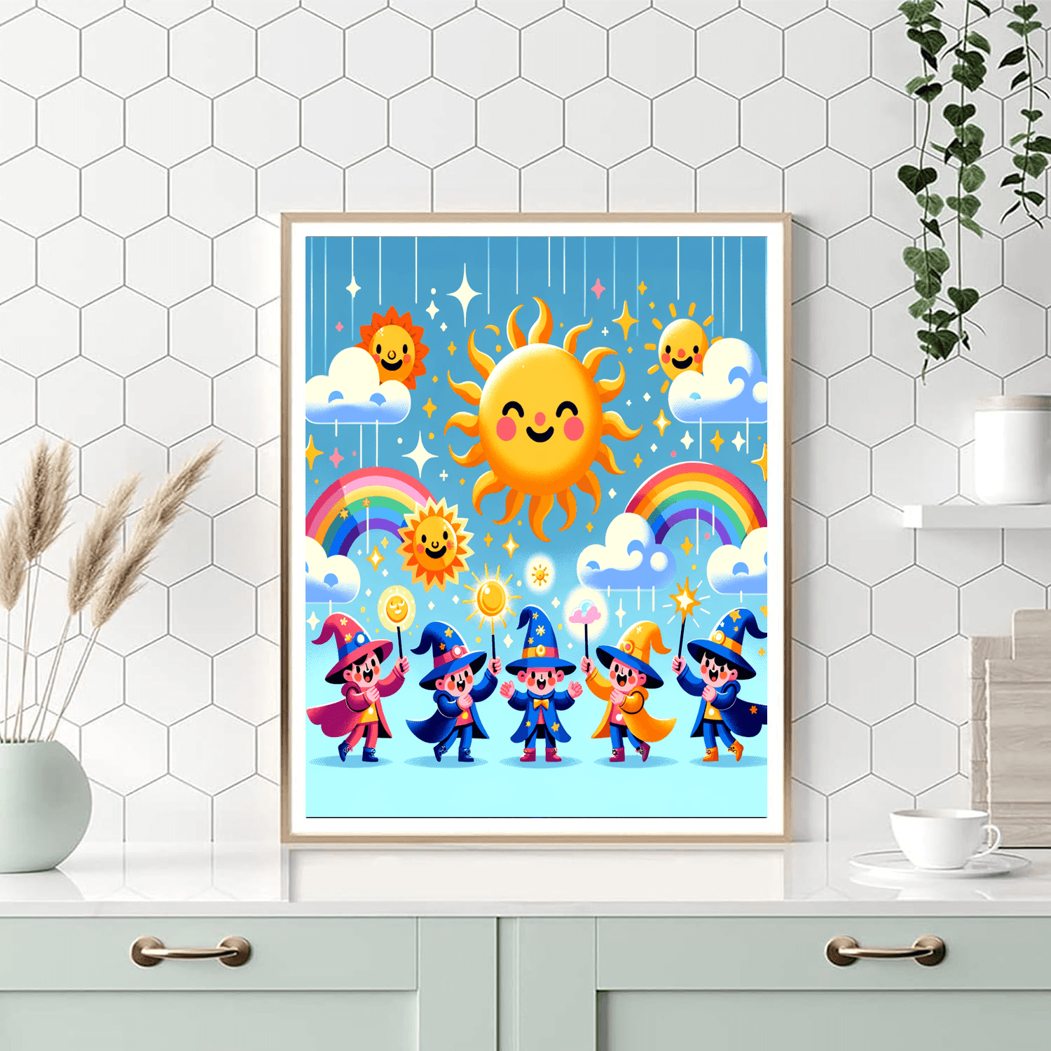 Wonderous Weather Wizards DIY Paint By Numbers