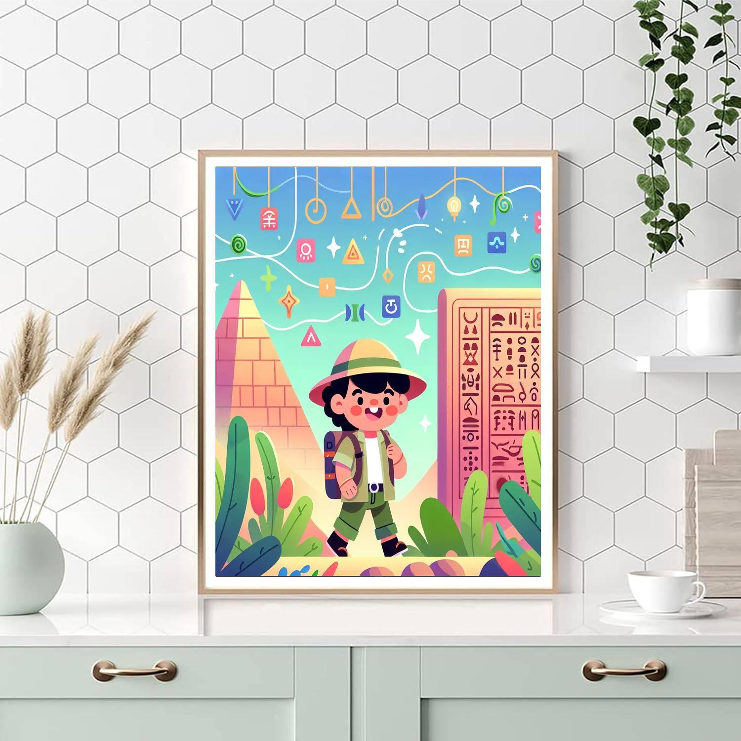 Mystery Of The Enchanted Ruins Paint By Numbers Kits