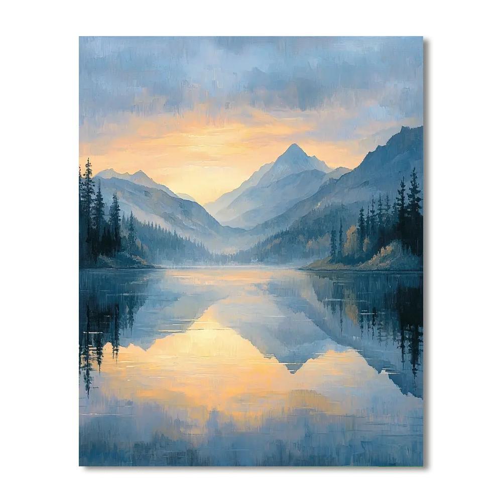 Caspar David Friedrich Inspired Reflections Of The Soul  Paint By Numbers