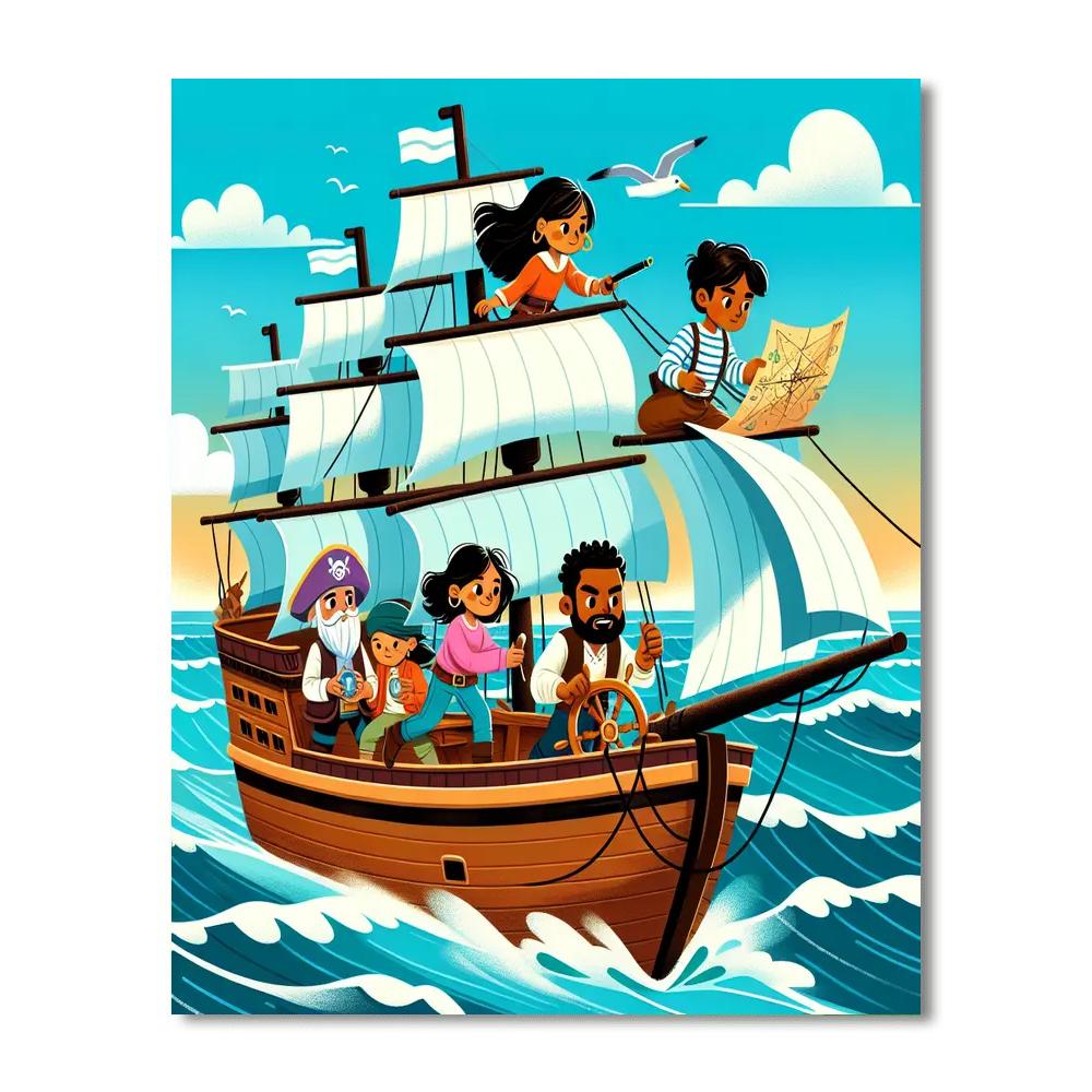 Adventure Of The Seas Paint By Numbers Art