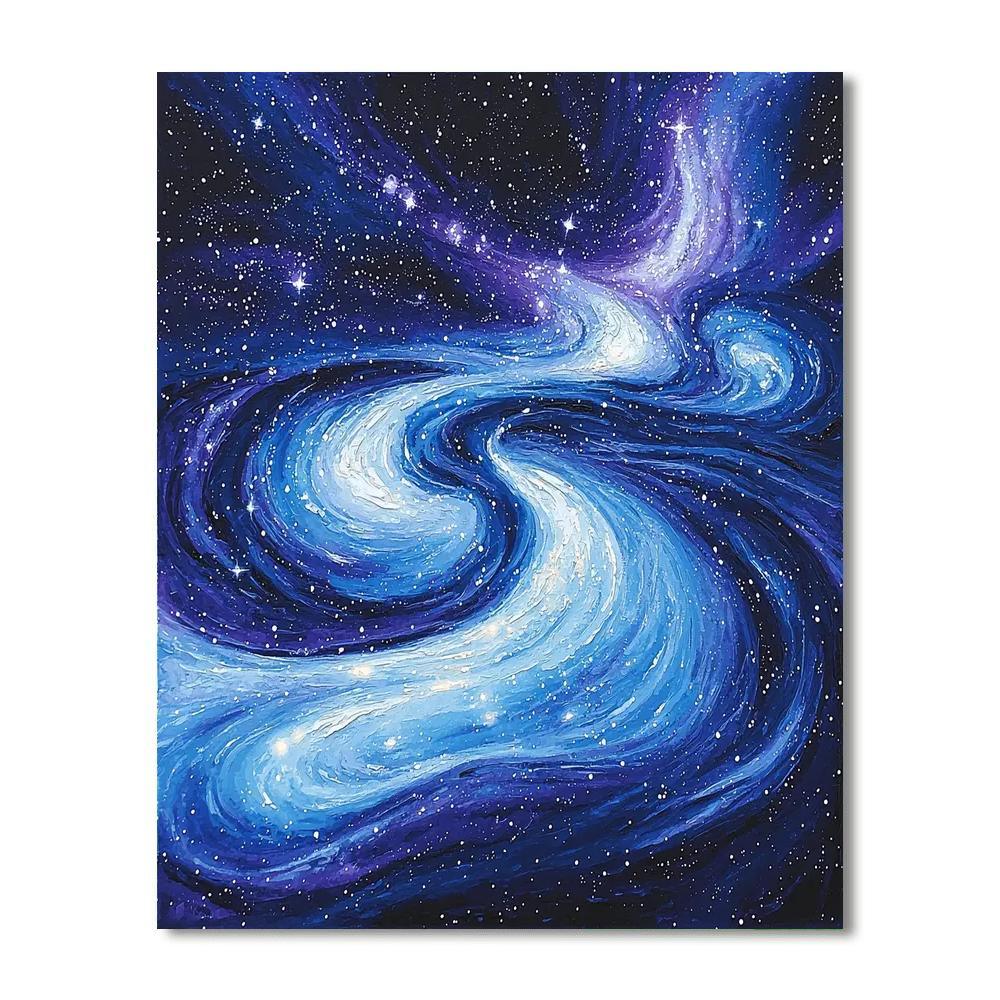 Michelangelo Inspired Cosmic Rhythm  Paint By Numbers Kits