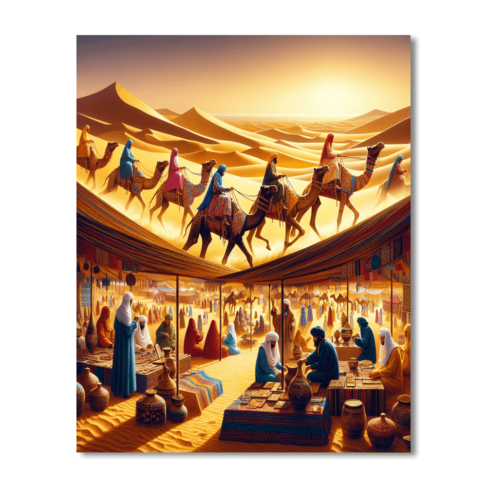 International Festival Of The Sahara - Tunisia DIY Paint By Numbers