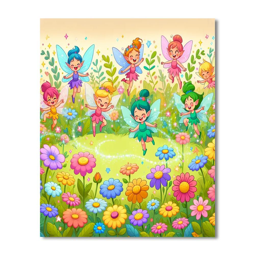 Fantasy Fairy Festival Number Painting