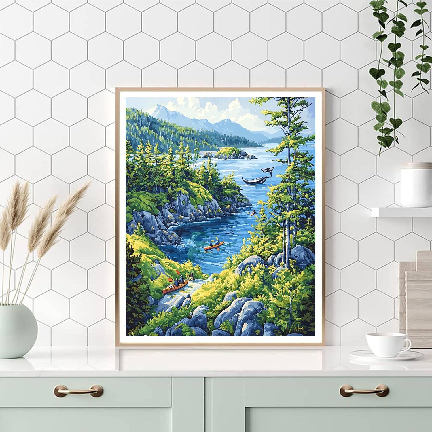 San Juan Islands Numbered Painting Kits