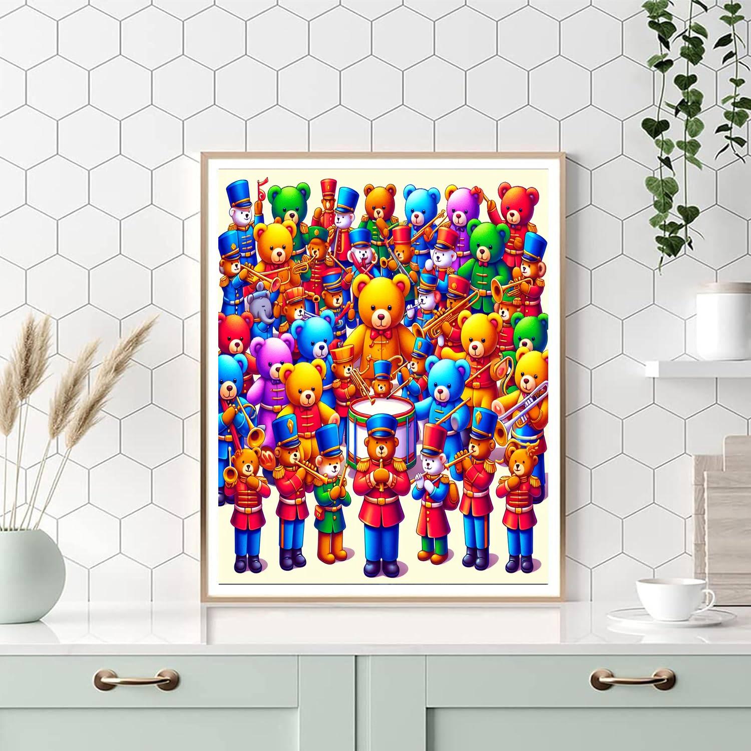 Toyland Parade Painting Number Kit