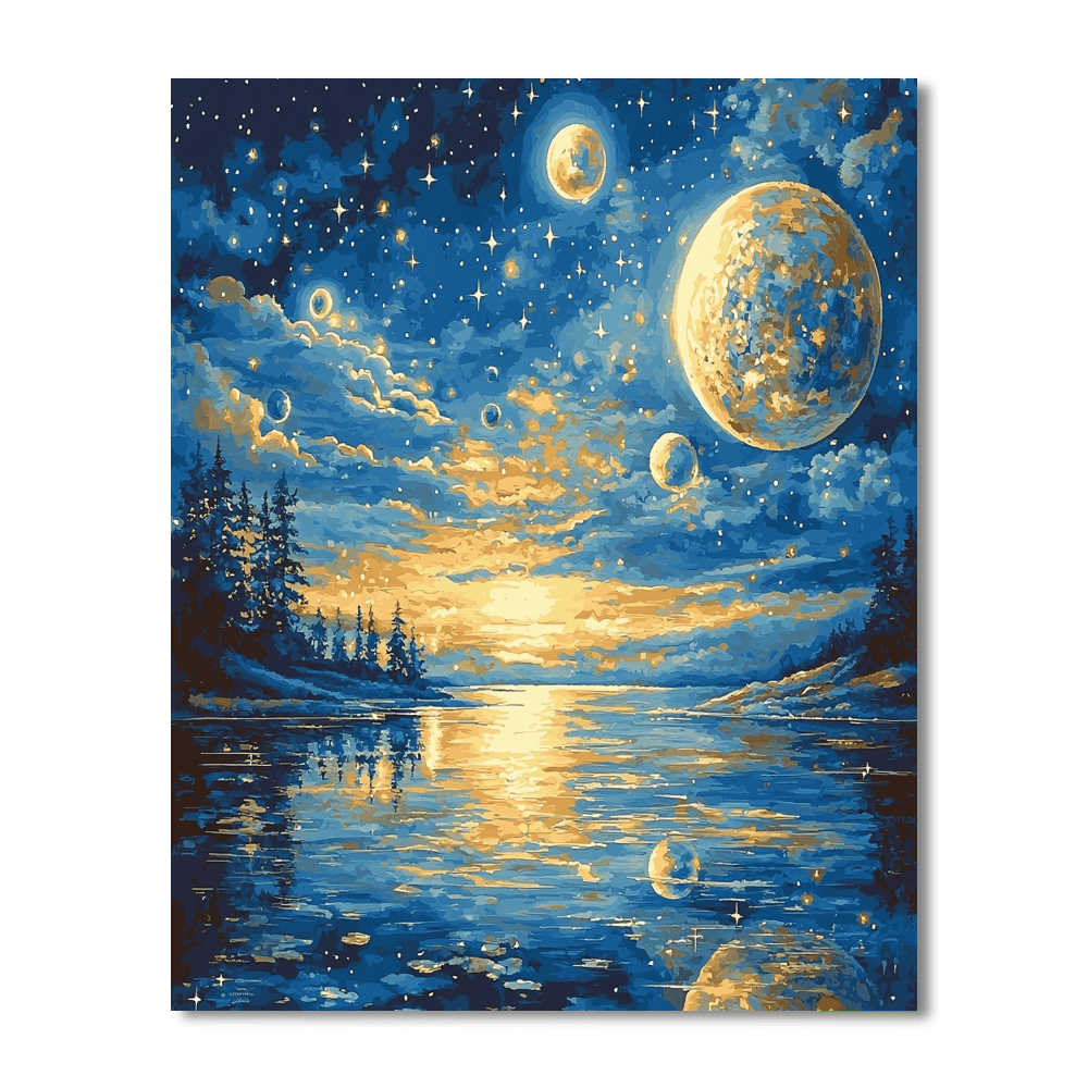 Claude Monet Inspired Solar Harmony  Paint By Numbers