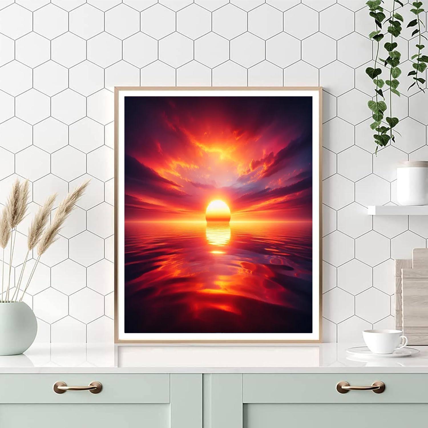 Radiant Horizons Painting By Numbers Kit