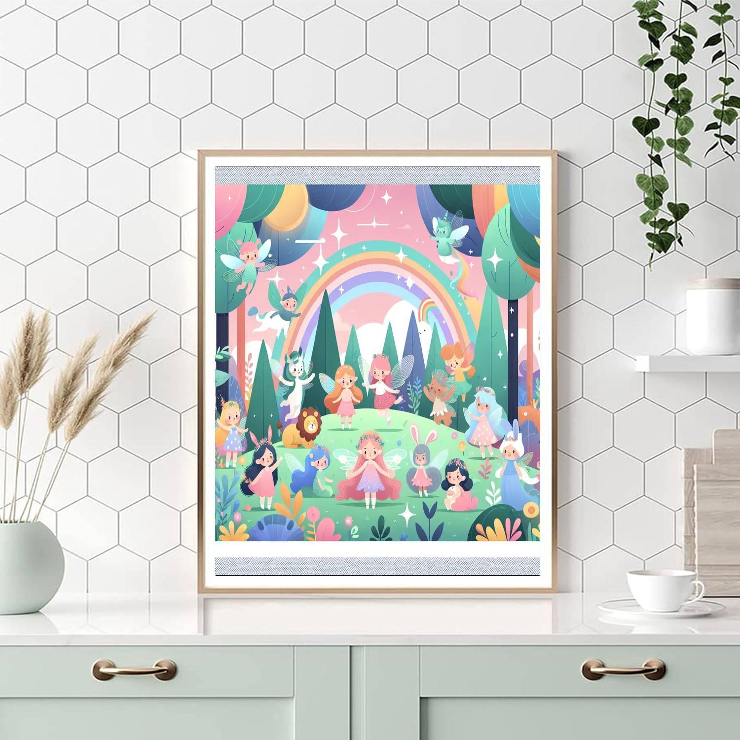 Secret Fairy Forest Paint By Numbers Art