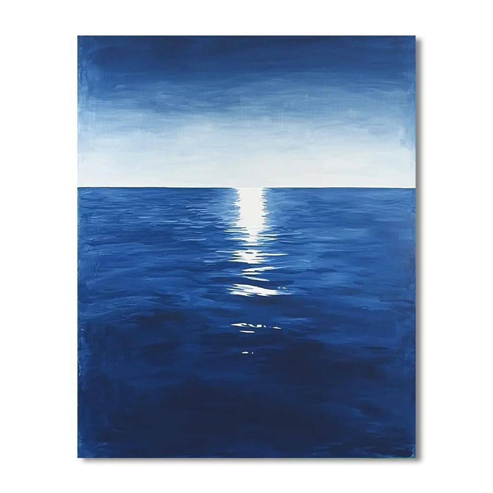Yves Klein Inspired Blue Reverie  Painting By Numbers Kit