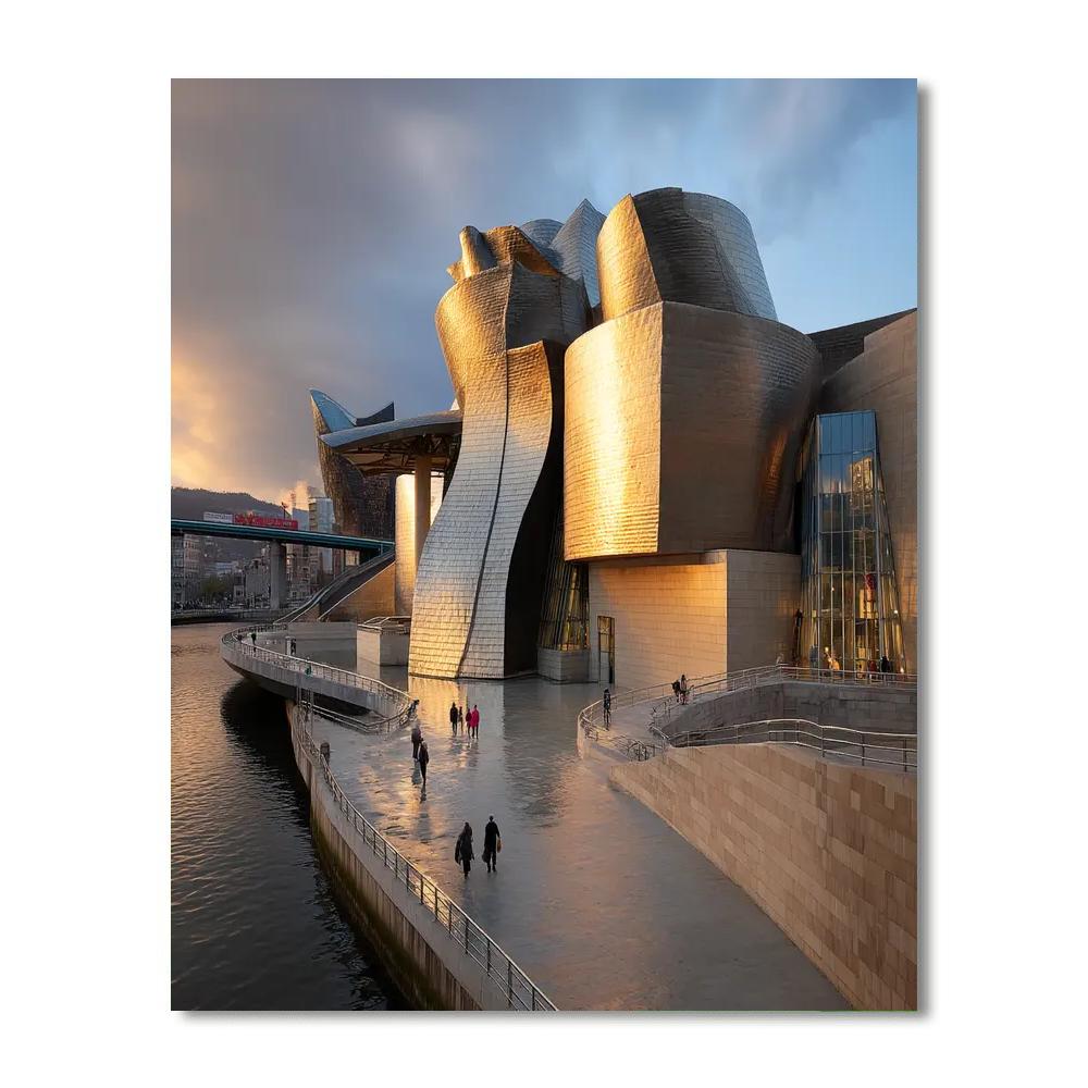 Guggenheim Museum Bilbao DIY Paint By Numbers