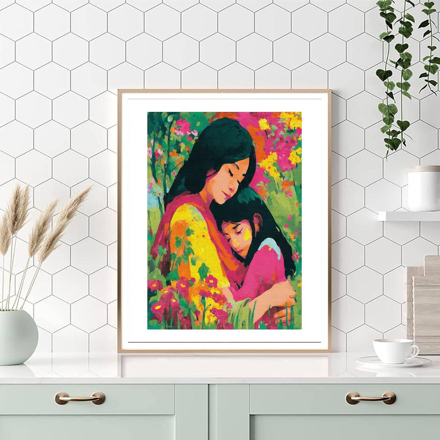 Love Blossoms In The Garden DIY Paint By Numbers