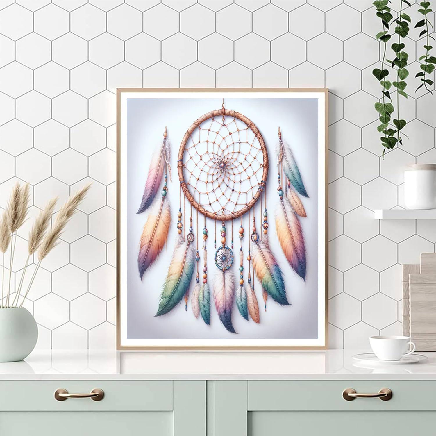Intricate Dream Catcher Painting By Numbers Kit