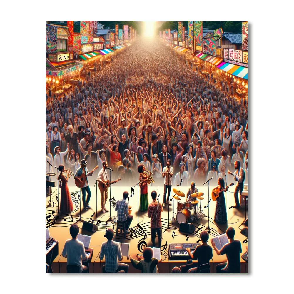 Kansai Music Festival - Japan Paint By Number