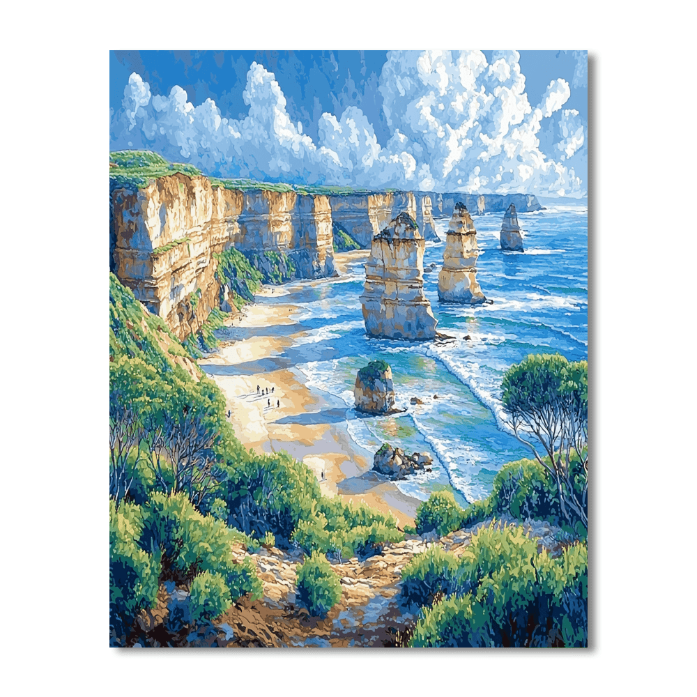 Great Ocean Road Paint By Color
