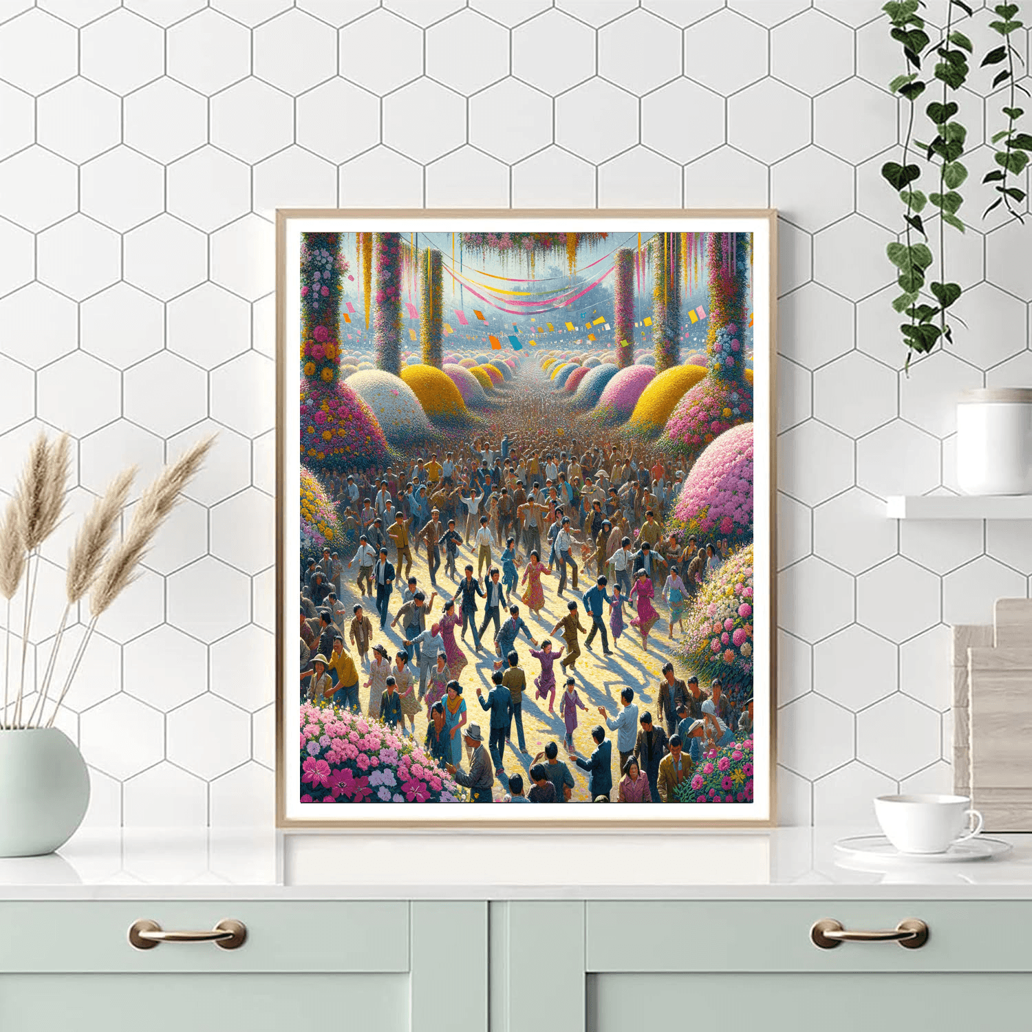 Joyful Flower Carnival Paint By Number