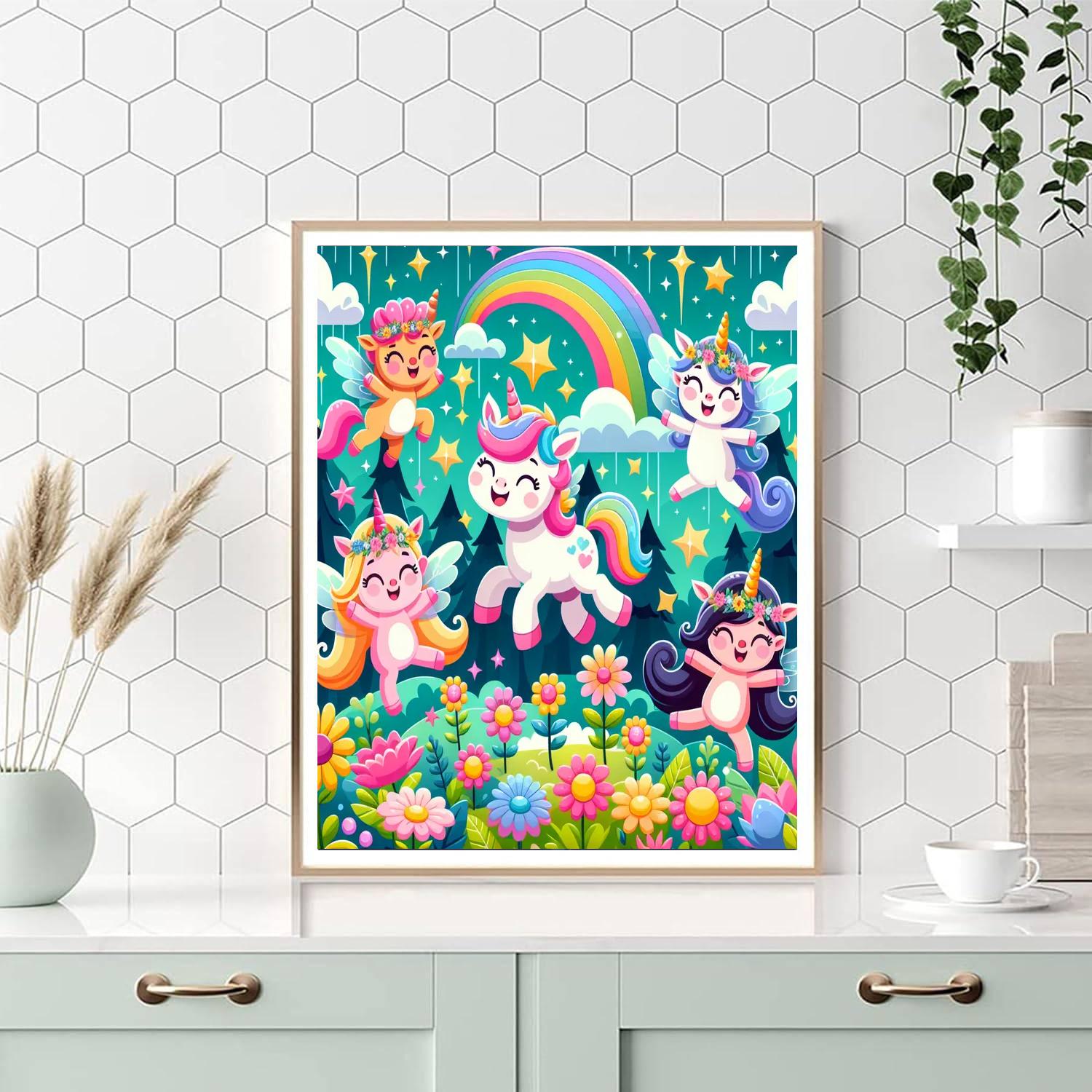 Magical Creatures Of Fantasy Numbered Painting Kits