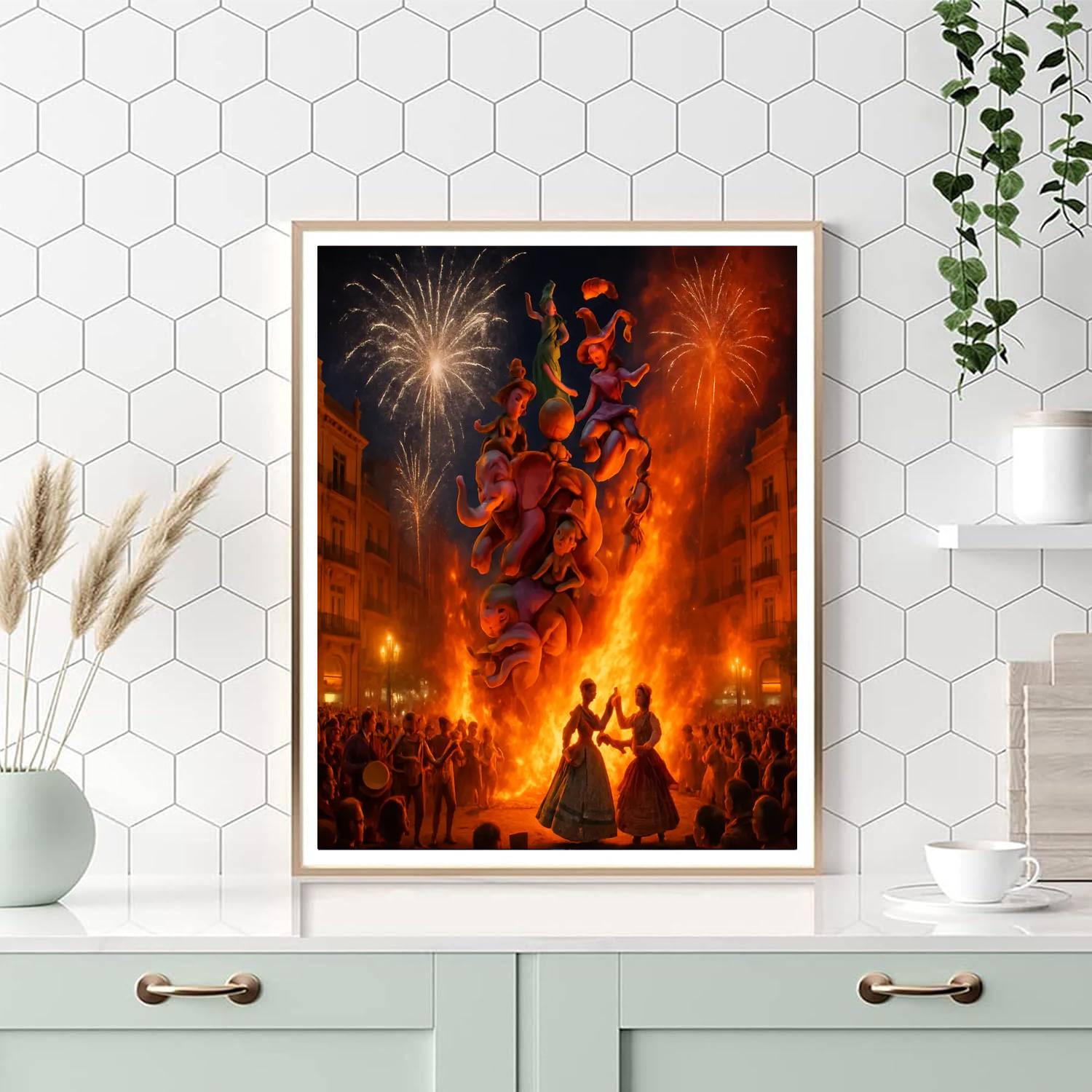 Falles Festival - Spain Paint By Numbers Kits