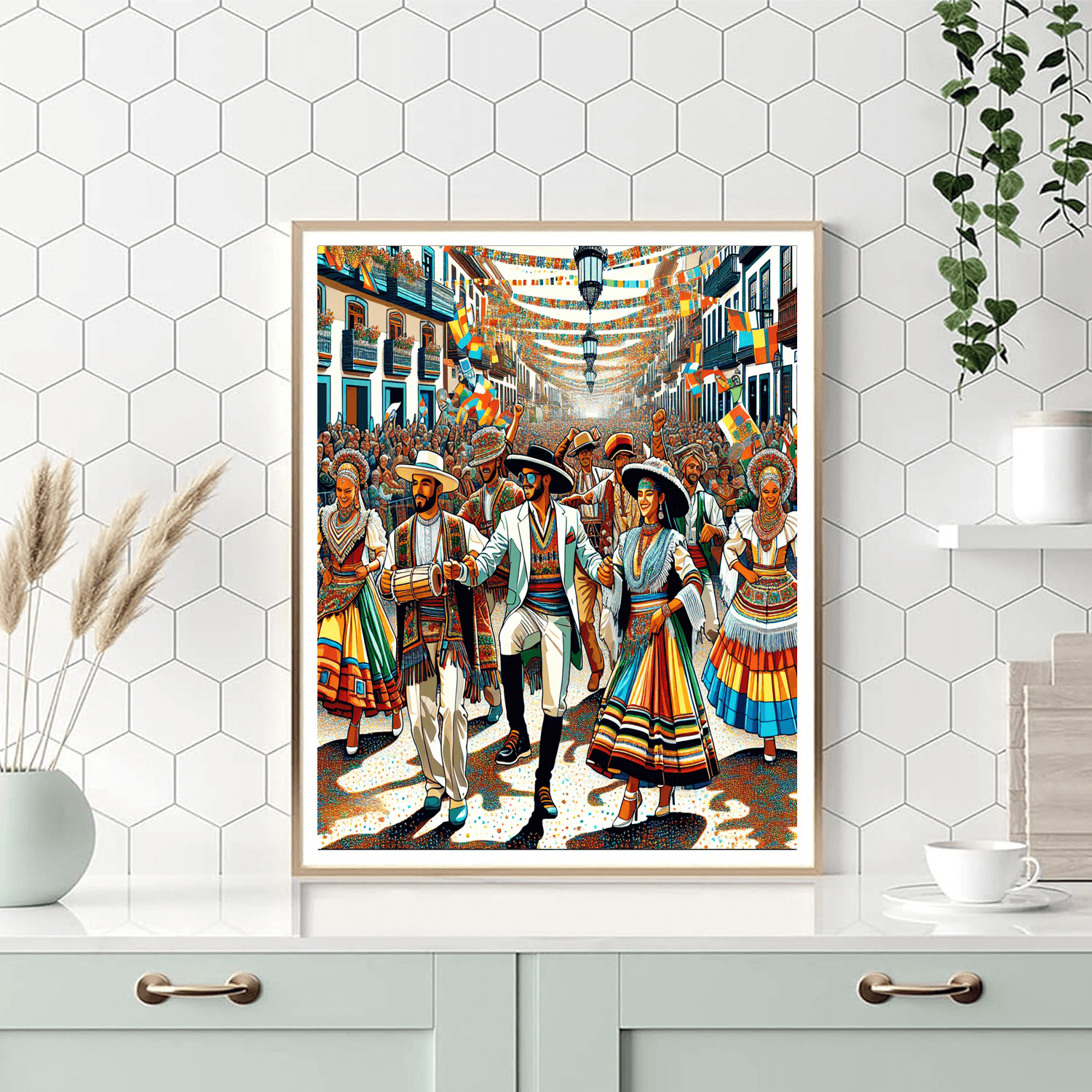 Day Of The Canary Islands - Spain Number Painting